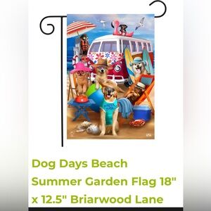 Garden Flag ~ Dog Days of Summer